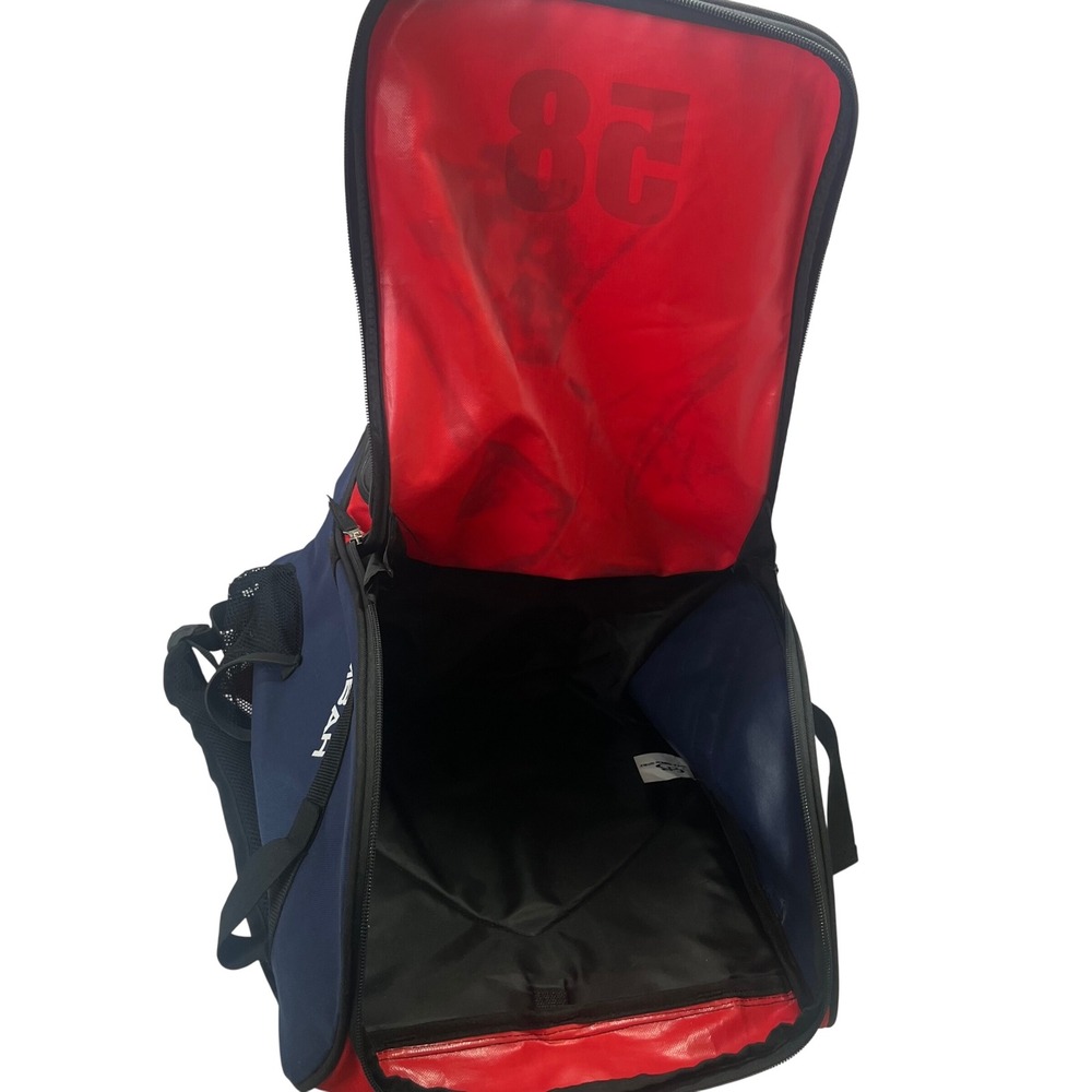 Boombah Red Blue Athletic Equipment Backpack Bat Bag Superpack Baseball - Picture 7 of 7